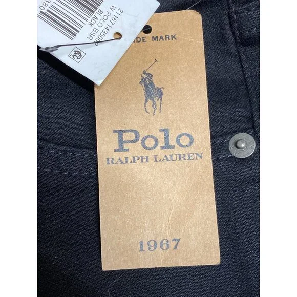 Polo Ralph Lauren Tompkins Super Skinny Black Jeans, Size 27 - New Tags - Picture 4 of 5